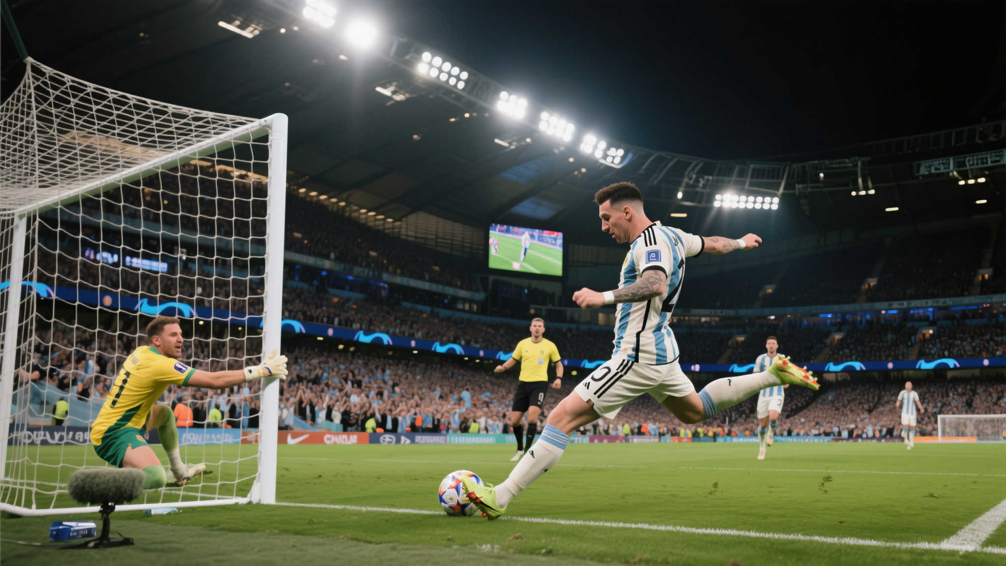 球迷博主:期待明日比赛再现经典瞬间 想象一下,一个激情四射的球场,有人在关键时刻用一个